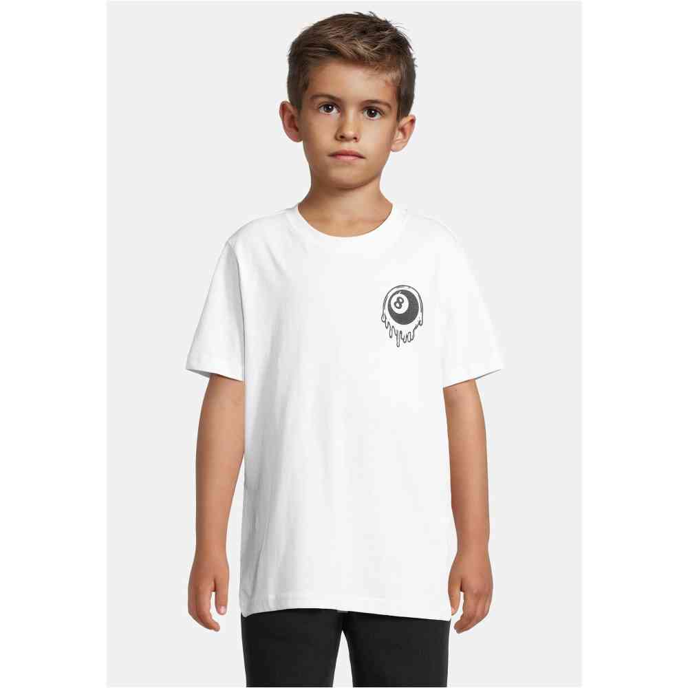 Urban Classics - 2-Pack- Melting 8 Ball & Skater Kids T-shirt - White/White